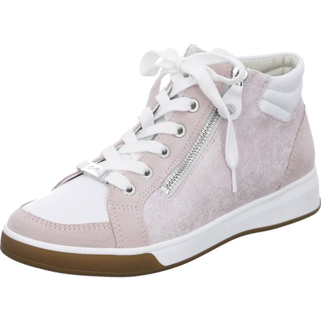 Ara Shoes High Top Rom Women\'s Trainers Rose | ARA063FZB