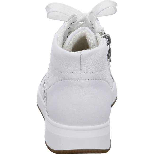 Ara Shoes High Top Rom Women's Trainers White | ARA082JWT