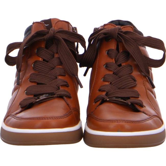 Ara Shoes High Top Rom Women's Trainers Brown | ARA132NKV