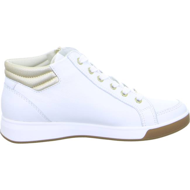 Ara Shoes High Top Rom Women's Trainers White | ARA279ZWN