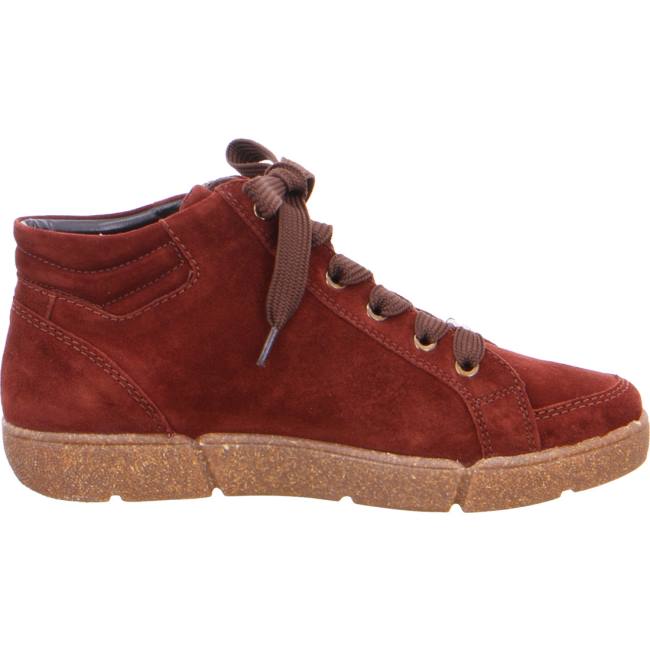 Ara Shoes High Top Rom Women's Trainers Brown | ARA851KTS