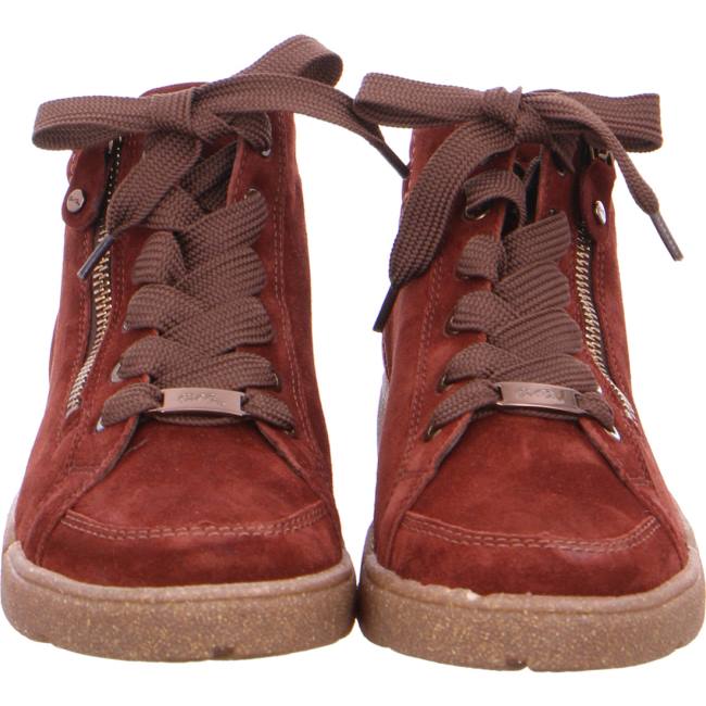 Ara Shoes High Top Rom Women's Trainers Brown | ARA851KTS