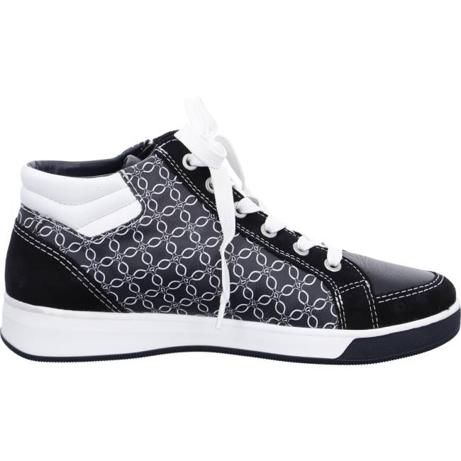 Ara Shoes High Top Rom Women's Trainers Blue | ARA864KLU