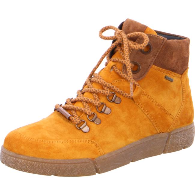 Ara Shoes High Top Rom-sport Women\'s Boots Yellow | ARA675ZPH