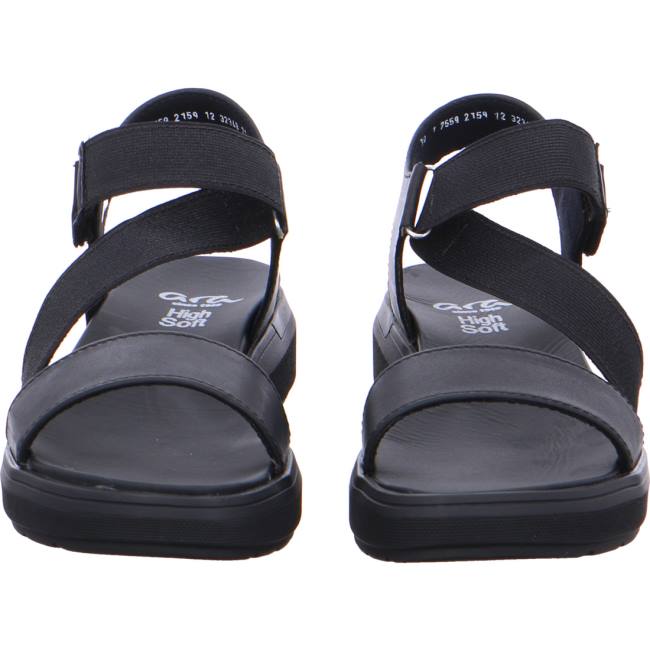 Ara Shoes Ibiza Women's Sandals Black | ARA396GUB