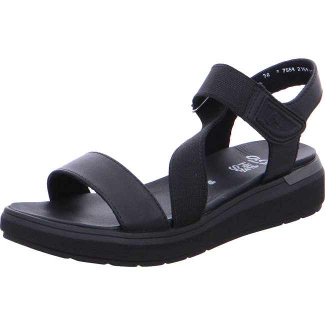 Ara Shoes Ibiza Women\'s Sandals Black | ARA396GUB