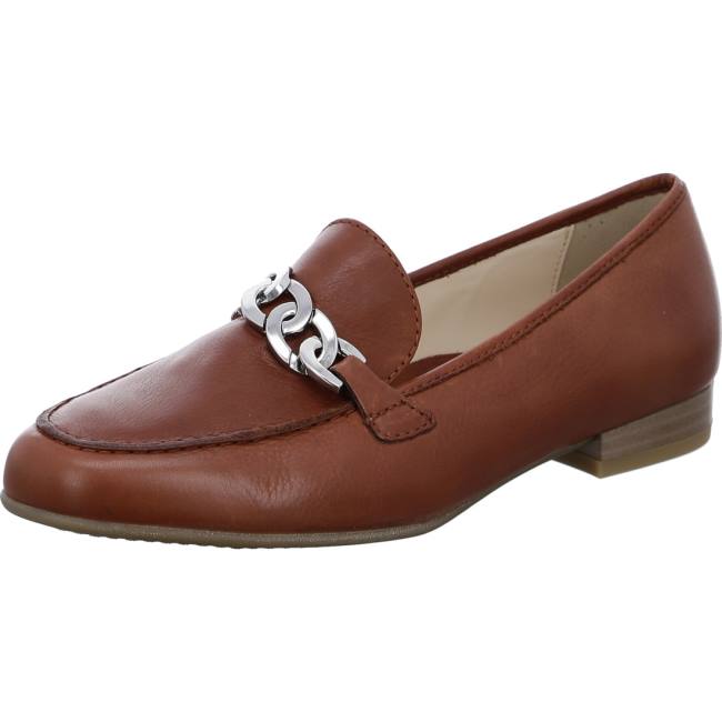 Ara Shoes Kent Brandy Women\'s Loafers Brown | ARA076GAV