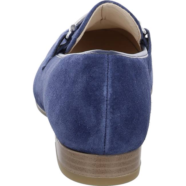 Ara Shoes Kent Indigo Women's Loafers Blue | ARA379YRD