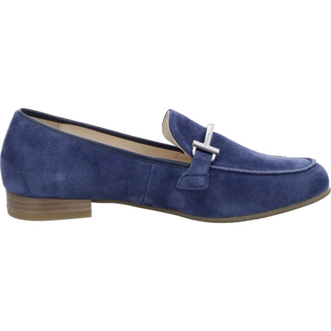 Ara Shoes Kent Indigo Women's Loafers Blue | ARA379YRD