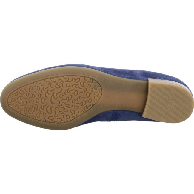 Ara Shoes Kent Indigo Women's Loafers Blue | ARA379YRD