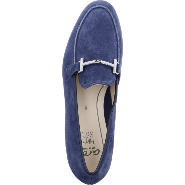 Ara Shoes Kent Indigo Women's Loafers Blue | ARA379YRD