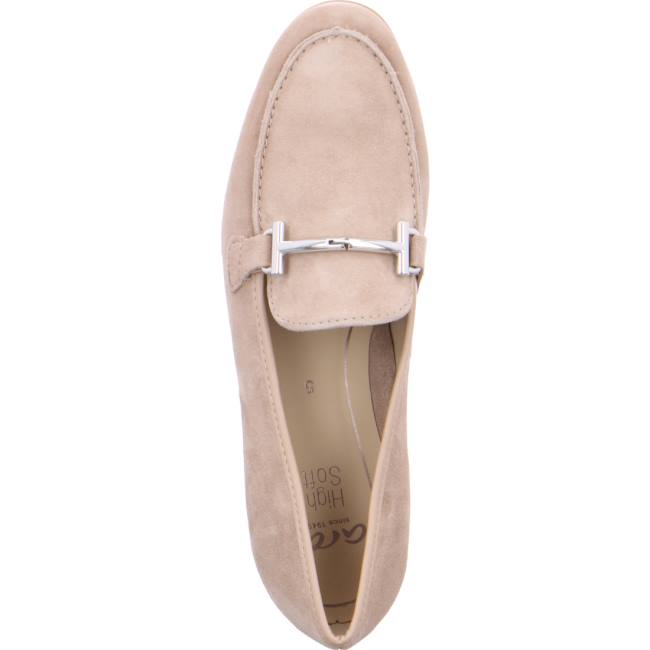 Ara Shoes Kent Sand Women's Loafers Beige | ARA786QWT