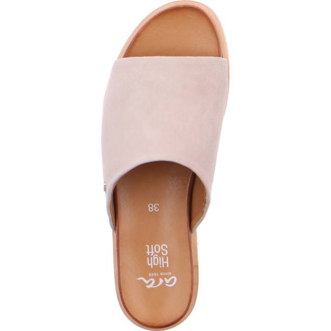 Ara Shoes Kent Sand Women's Mules Beige | ARA671CQY