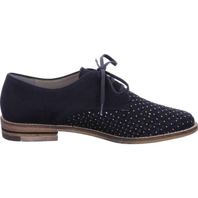 Ara Shoes Kent Women's Lace Up Shoes Blue | ARA750NMY