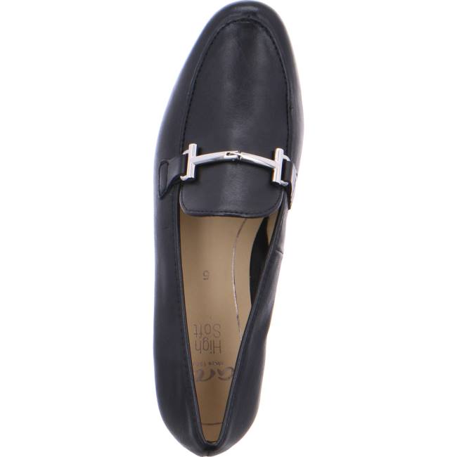 Ara Shoes Kent Women's Loafers Black | ARA763QJV