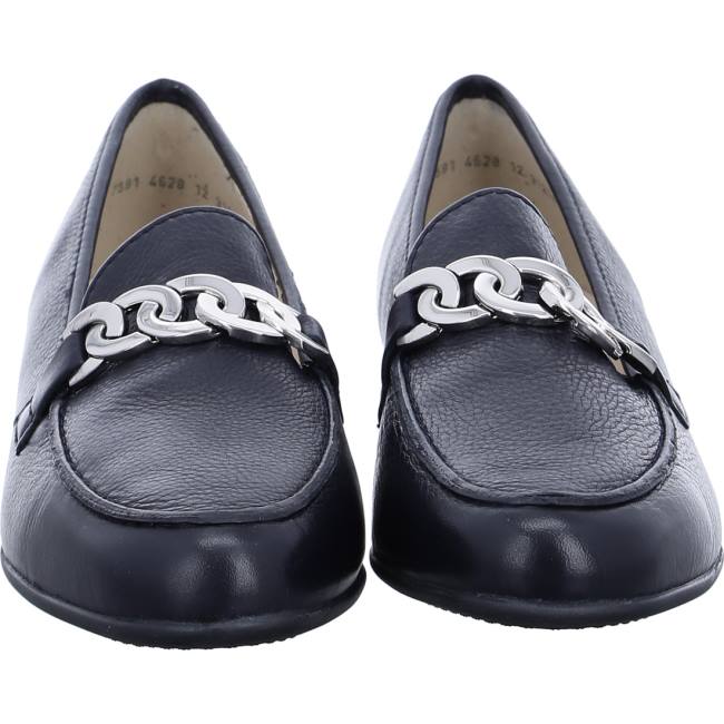 Ara Shoes Kent Women's Loafers Blue | ARA601GNJ