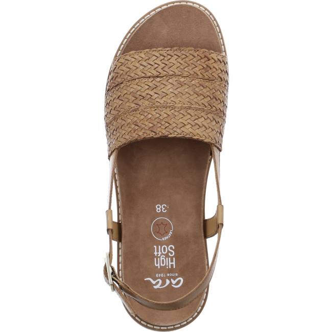 Ara Shoes Kent-sport Cognac Women's Sandals Brown | ARA024LJA