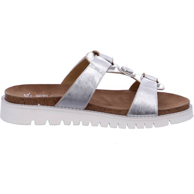 Ara Shoes Kent-sport Silver Women's Mules Grey | ARA783YFG