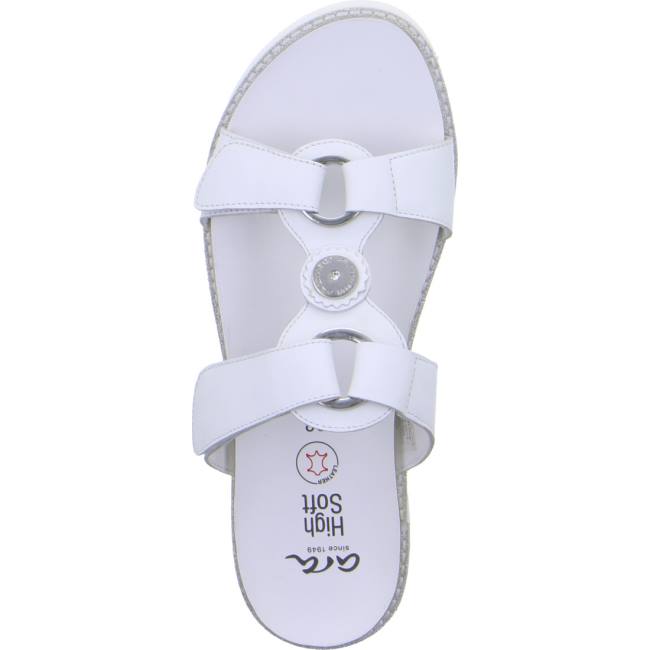 Ara Shoes Kent-sport Women's Mules White | ARA478ZDM