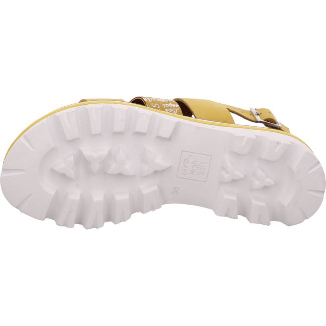 Ara Shoes Kopenhagen Sole Women's Sandals Yellow | ARA598XAM