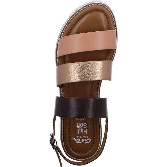 Ara Shoes Kopenhagen Women's Sandals Brown | ARA107BCU