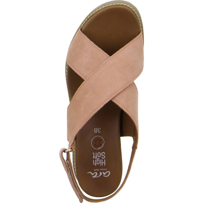 Ara Shoes Kos Peach Women's Sandals Rose | ARA708YOV