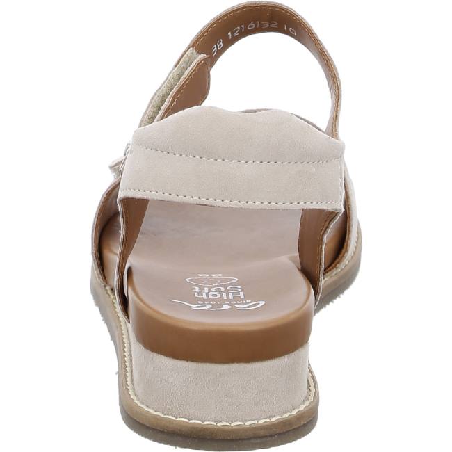 Ara Shoes Kos Sand Women's Sandals Brown | ARA483BYM