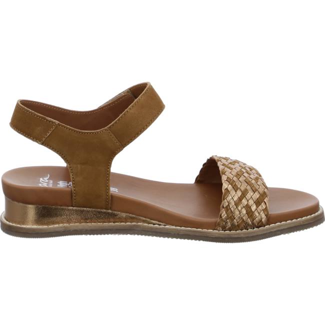 Ara Shoes Kos Whisky Women's Sandals Brown | ARA217OVE