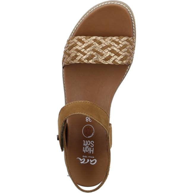 Ara Shoes Kos Whisky Women's Sandals Brown | ARA217OVE