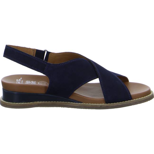 Ara Shoes Kos Women's Sandals Blue | ARA631FQG