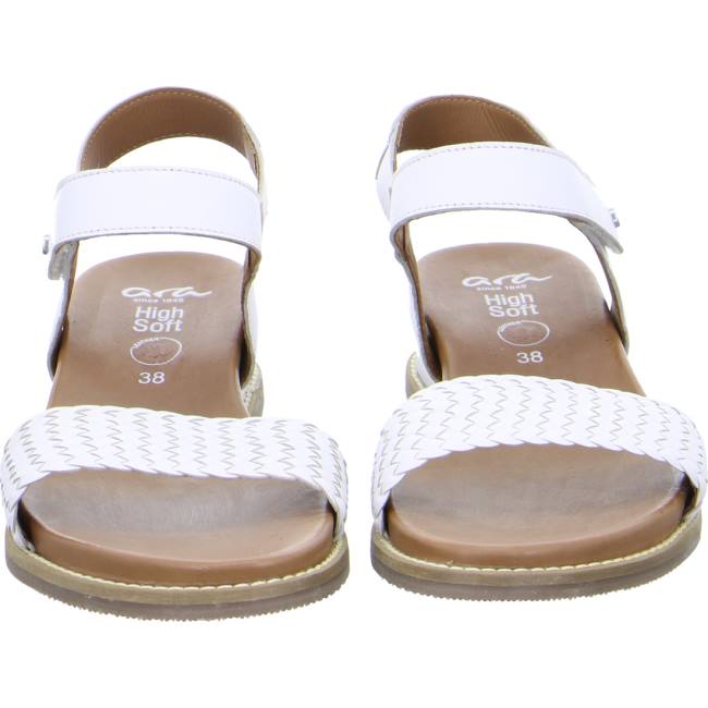 Ara Shoes Kos Women's Sandals White | ARA829YCU