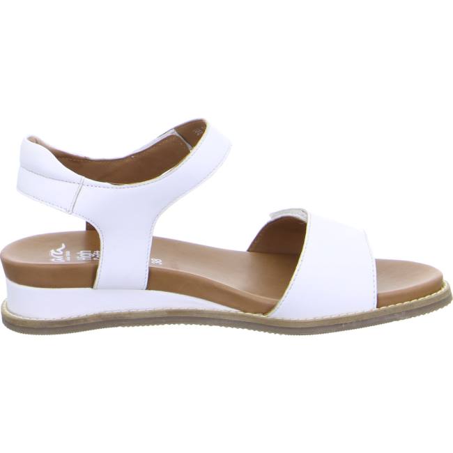 Ara Shoes Kos Women's Sandals White | ARA953JZK