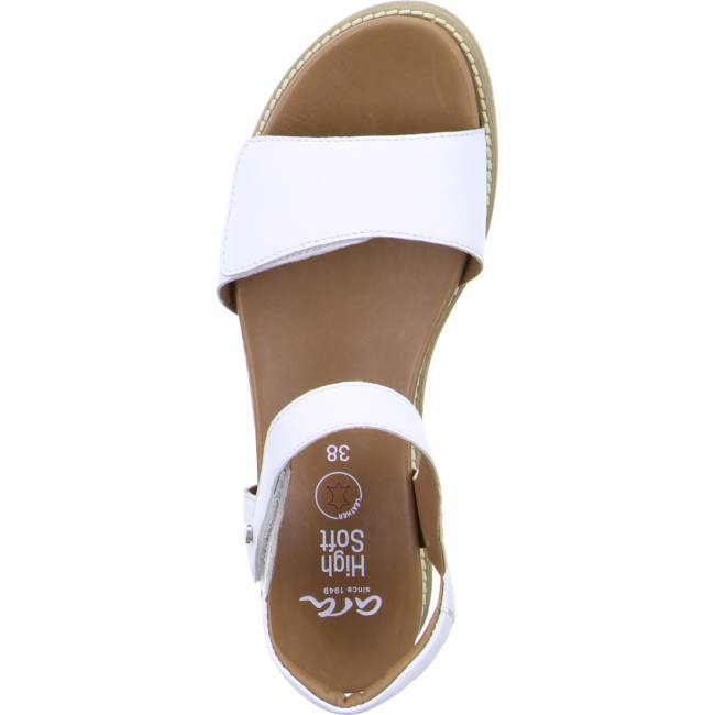 Ara Shoes Kos Women's Sandals White | ARA953JZK