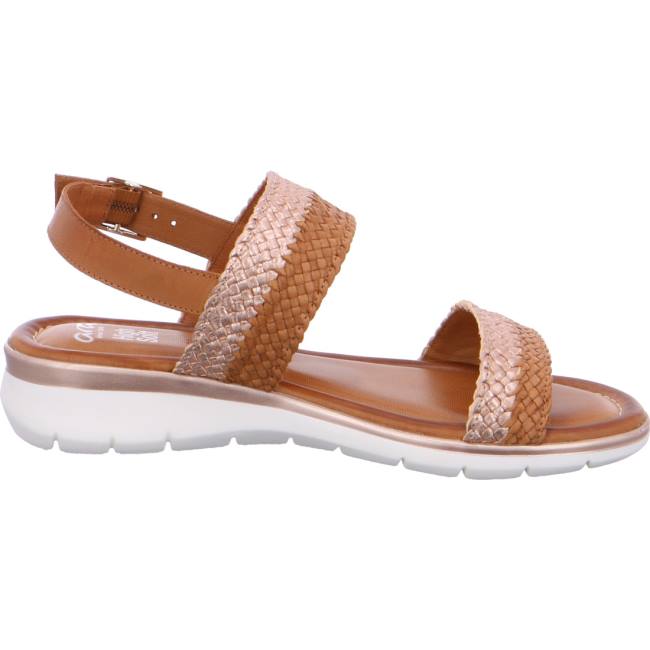 Ara Shoes Kreta Cognac Women's Sandals Brown | ARA279WVD