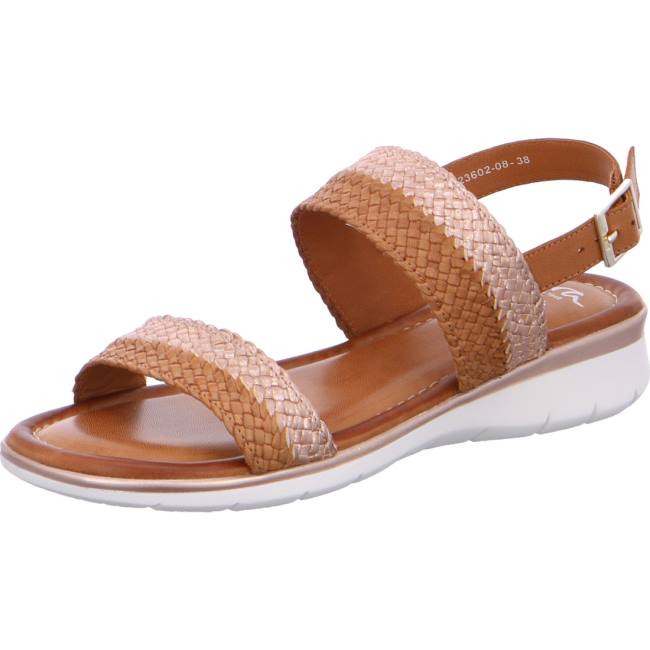 Ara Shoes Kreta Cognac Women\'s Sandals Brown | ARA279WVD