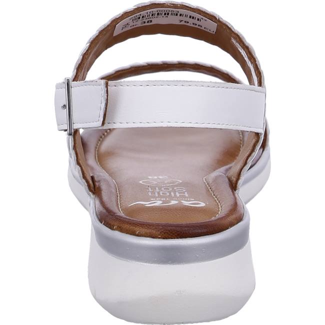 Ara Shoes Kreta Women's Sandals White | ARA659XZU