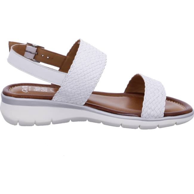 Ara Shoes Kreta Women's Sandals White | ARA659XZU