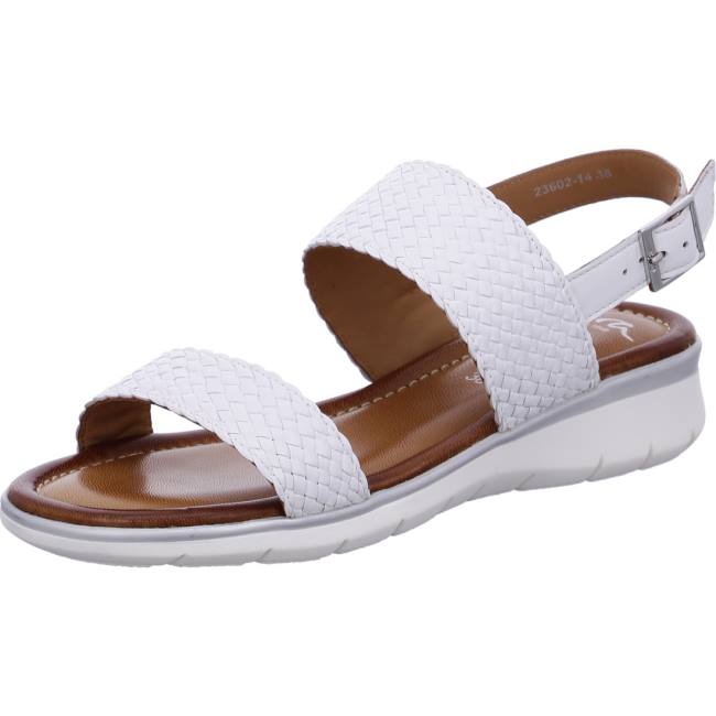 Ara Shoes Kreta Women\'s Sandals White | ARA659XZU