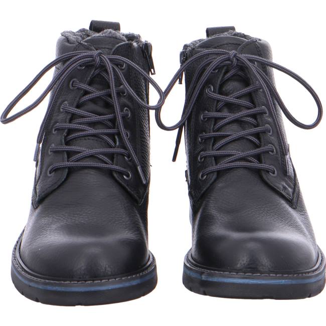 Ara Shoes Lace-up Ankle Elrick Men's Boots Black | ARA750ITS