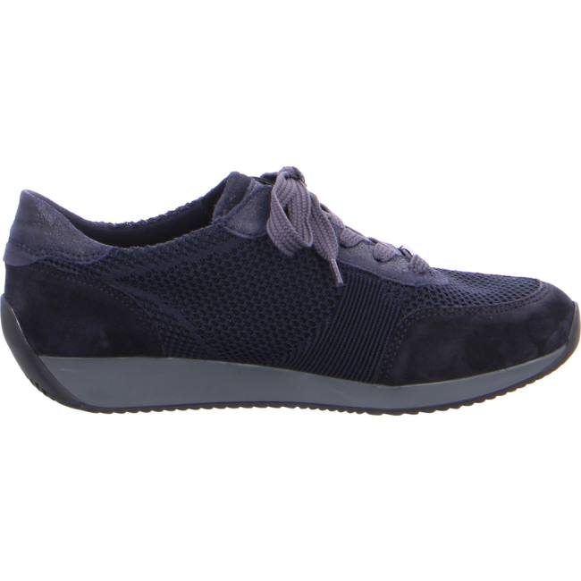 Ara Shoes Lace-up Lissabon Women's Trainers Blue | ARA847QUB