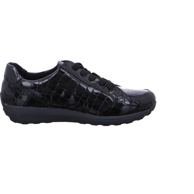 Ara Shoes Lace-up Merano Women's Trainers Black | ARA031YFQ