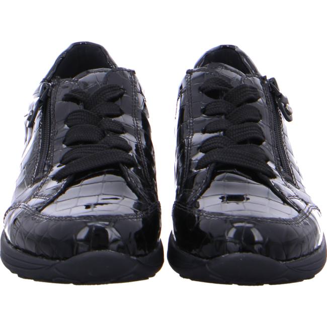 Ara Shoes Lace-up Merano Women's Trainers Black | ARA031YFQ