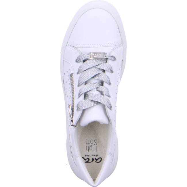 Ara Shoes Lace-ups Lausanne Women's Trainers White | ARA287KZP