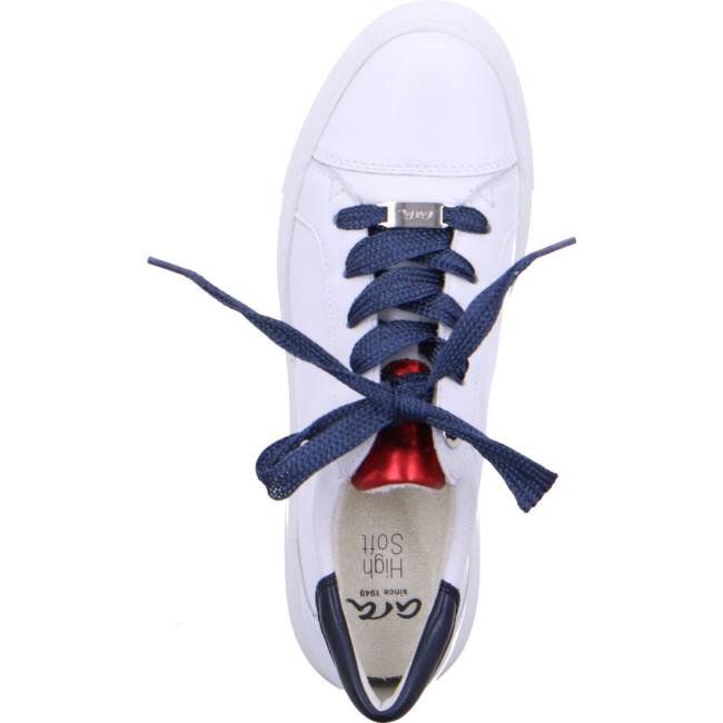 Ara Shoes Lace-ups Lausanne Women's Trainers White | ARA690HTQ