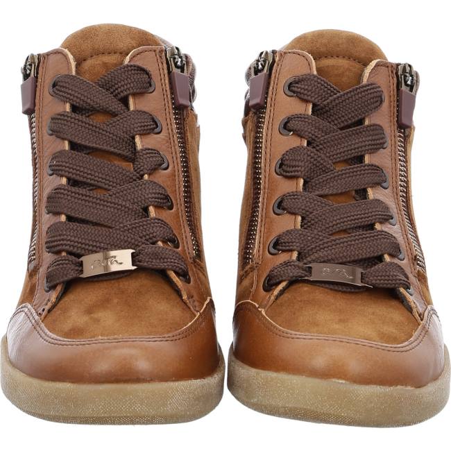 Ara Shoes Lace-ups Lazio Cognac Women's Boots Brown | ARA718CYM