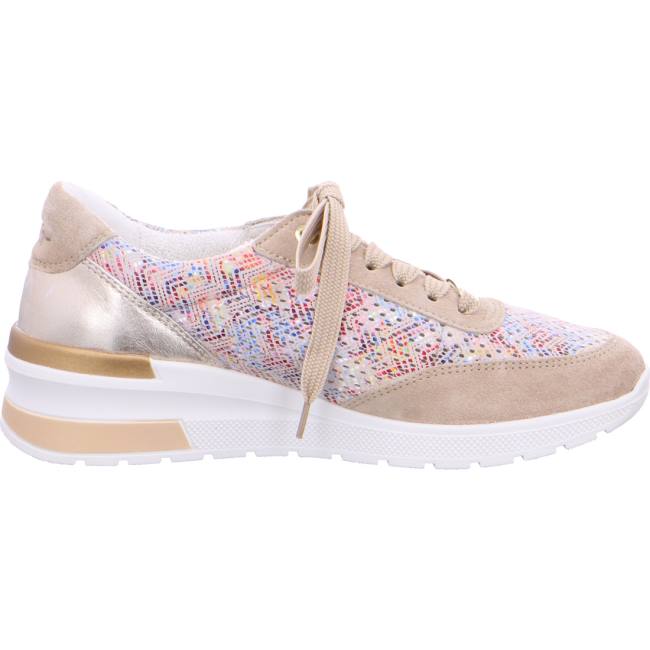 Ara Shoes Lace-ups Neapel Sand Multi Women's Trainers Beige | ARA390DWS