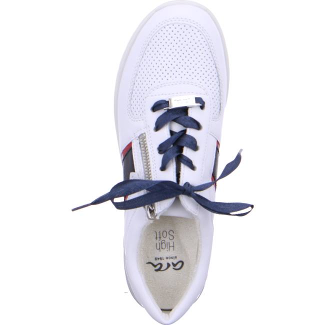 Ara Shoes Lace-ups Neapel Women's Trainers White | ARA486BRS