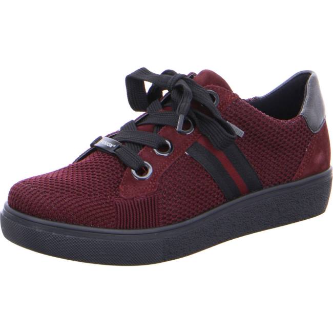 Ara Shoes Lace-ups New-york Women\'s Trainers Red | ARA278CFU