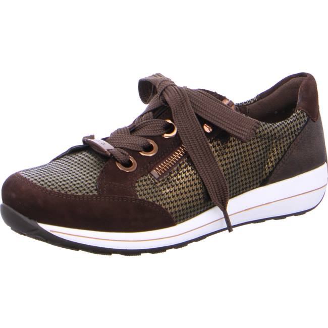 Ara Shoes Lace-ups Osaka Women\'s Trainers Brown | ARA463PKM