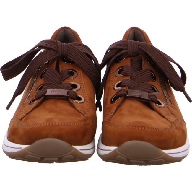 Ara Shoes Lace-ups Osaka Women's Trainers Brown | ARA983UKT